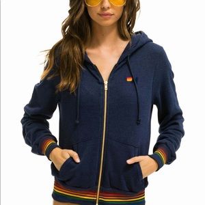 NWT in bag Aviator Nation zip up hoody